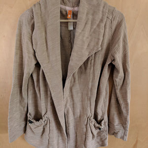 Oatmeal Lucy Athletic Wrap Sweater